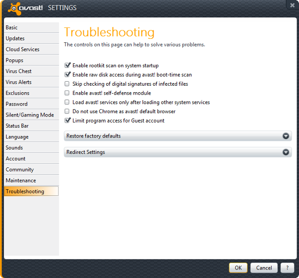 avast self defense module avast self defense module
