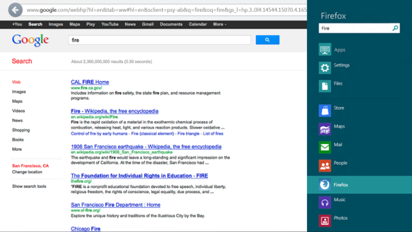 firefox search