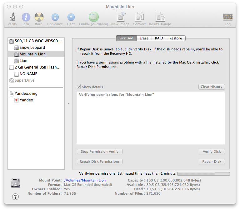 repair permissions mac