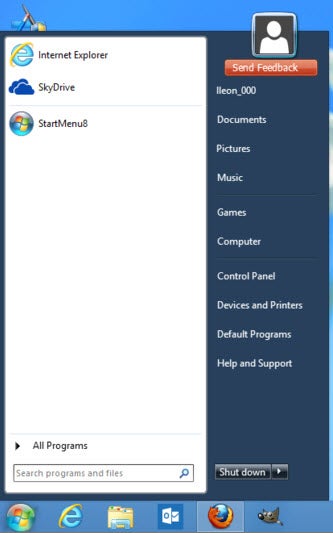 IObit Start Menu 8