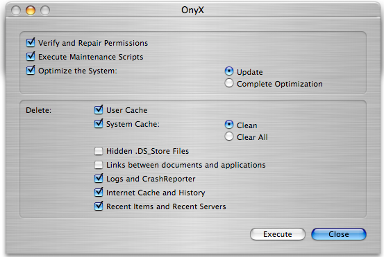 Onyx for Mac