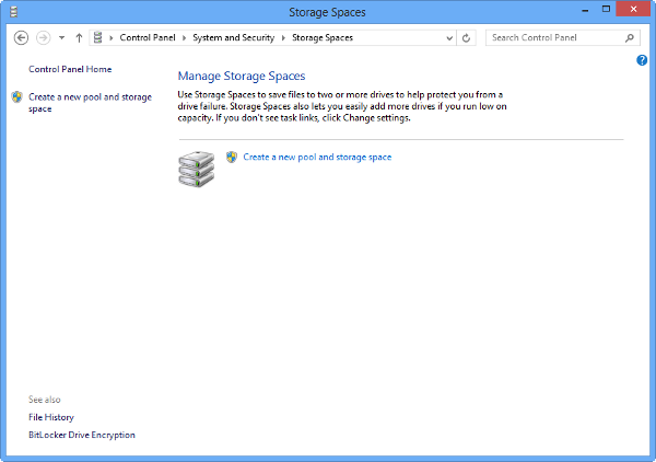 Windows 8 Storage Spaces