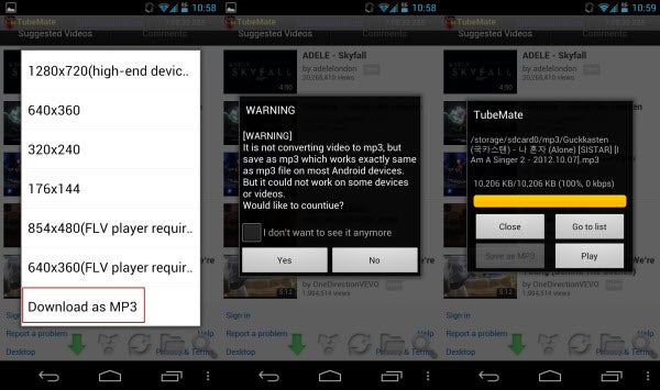 TubeMate YouTube Downloader mp3 download