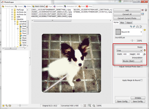 Photoscape effects