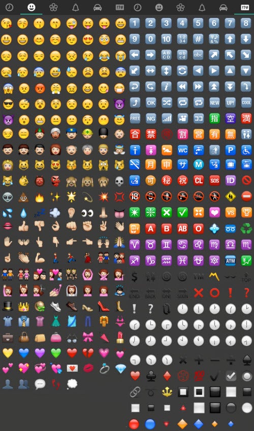 whatsapp emoticons