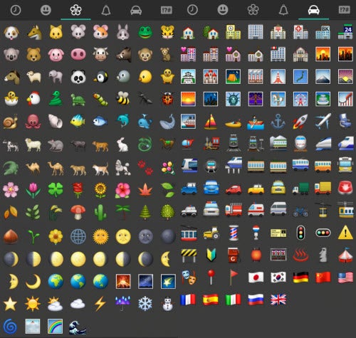 whatsapp emoticons