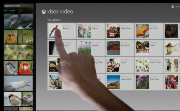 windows 8 touch screen