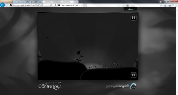 ie 10 contre jour