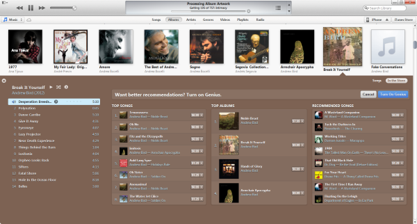 itunes store integration