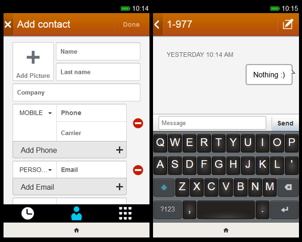 firefox OS messenging