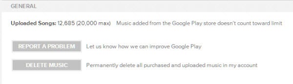 google play track count