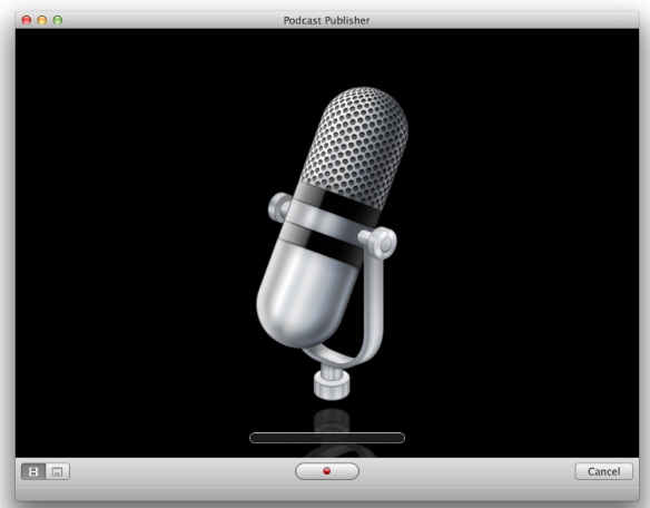 podcast publisher audio mac