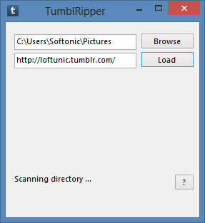 TumblRipper scanning TumblRipper scanning