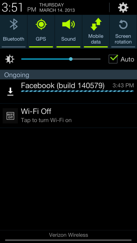 mysterious facebook update