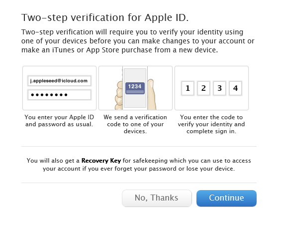 apple two step verification apple two step verification