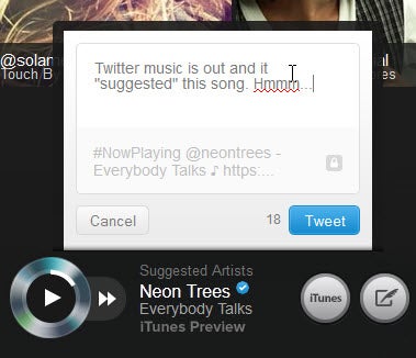 Have to tweet music
