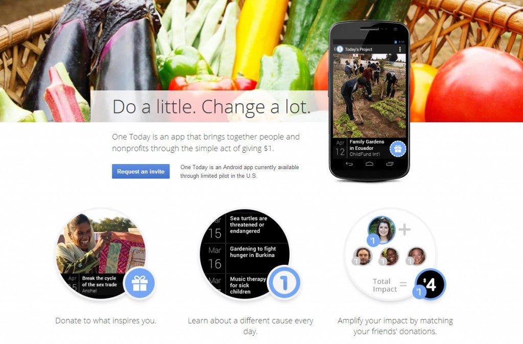 Google one today