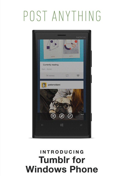 tumblr for windows phone