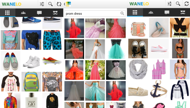 Shopping with Wanelo