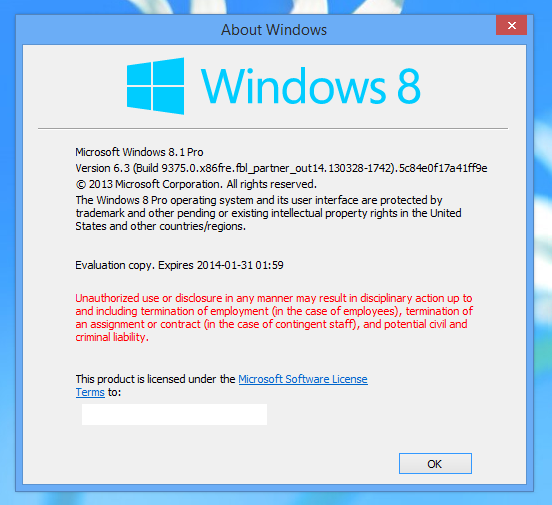 windows 8.1 blue