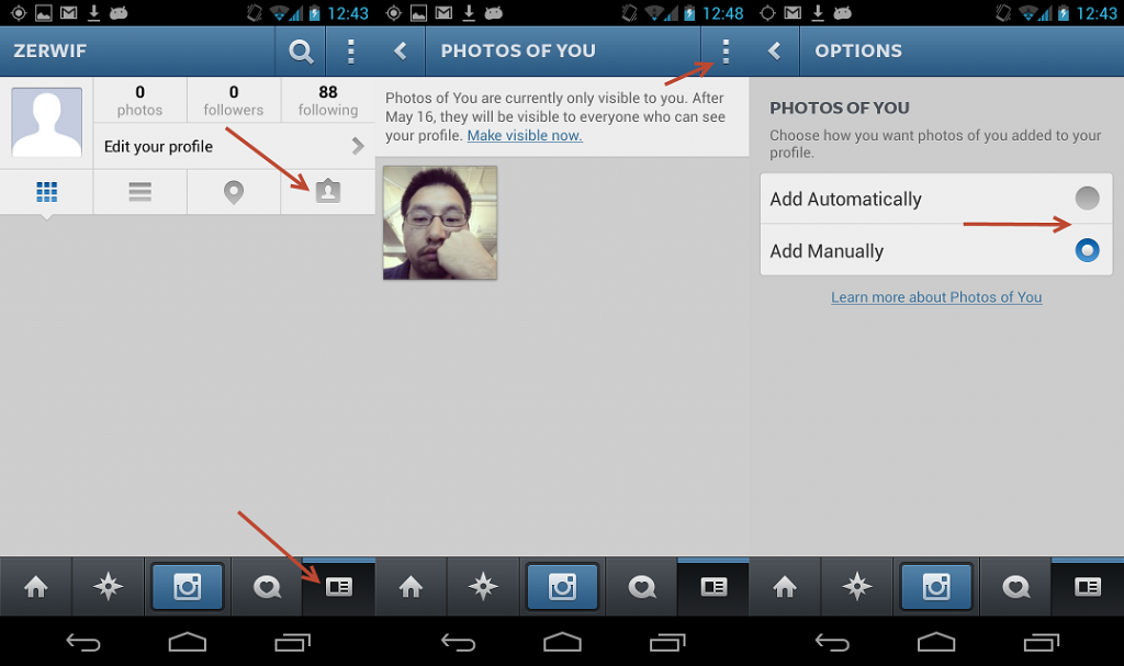 Auto hide tags