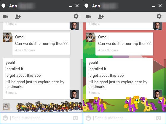google hangouts easter eggs 2