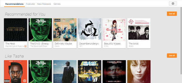 google play music explore