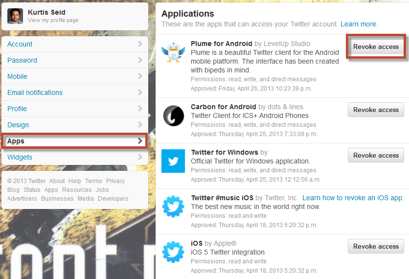 revoke access revoke access