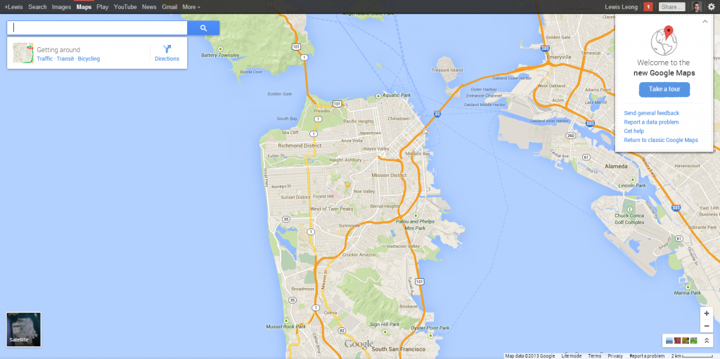 google maps updated