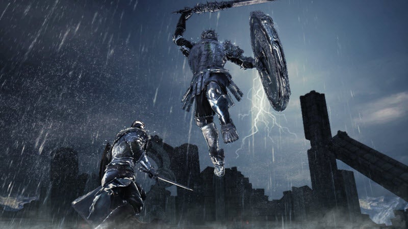 Battle With Mirror Knight