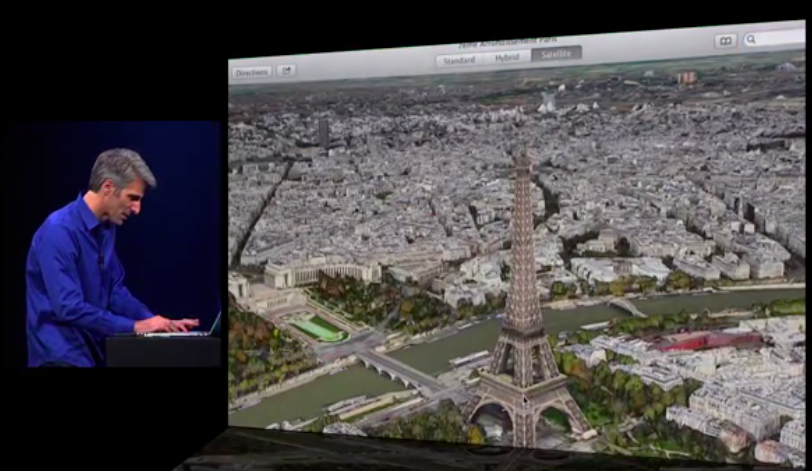 OS X mavericks maps