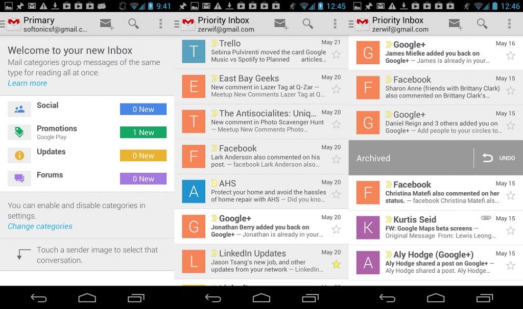 android gmail