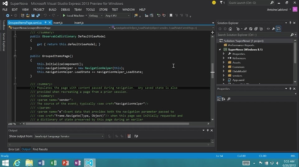 visual studio 2013