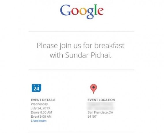 Google Invite