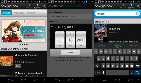 account and browsing