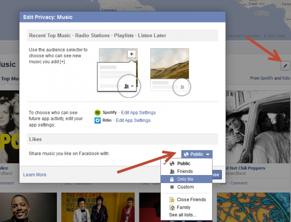music privacy