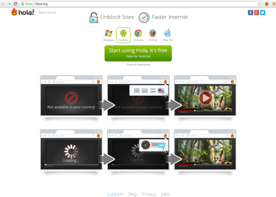 Hola Unblocker