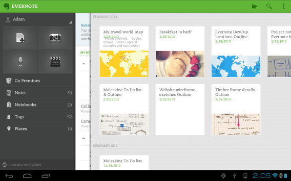 evernote android