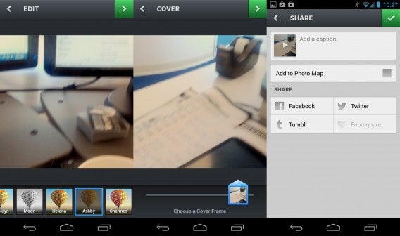 filter and upload