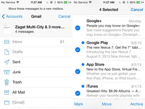mail changes