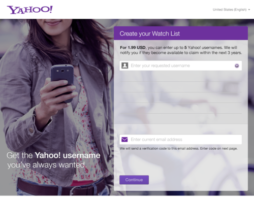 yahoo watchlist