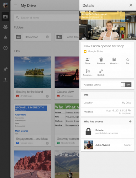 google drive for iPad google drive for iPad