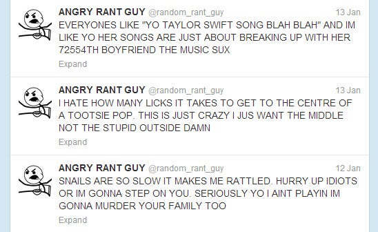Angry Tweets