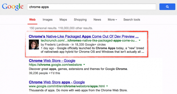 google authorship
