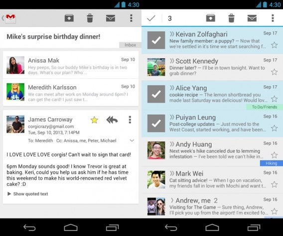 gmail update