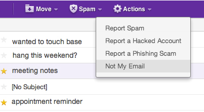 not my email