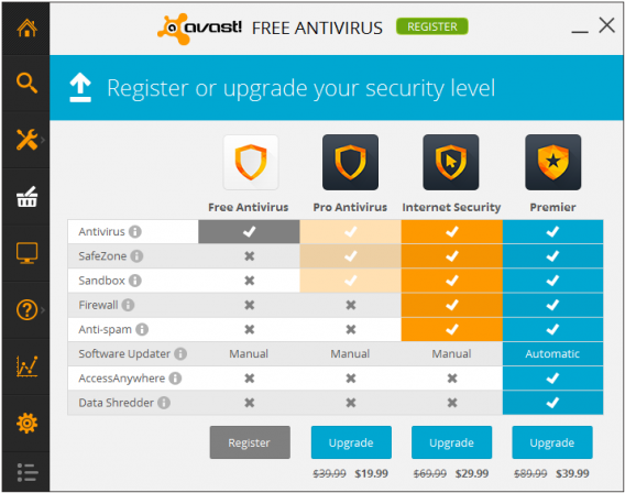 avast 2014 interface