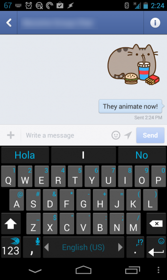 facebook messenger animated stickers