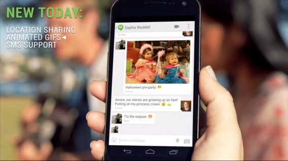 Google Hangouts animated gifs