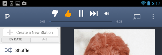 Pandora Chromecast option